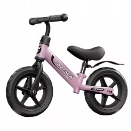 ROWEREK biegowy - lekki bezpieczny dla dziecka różowy