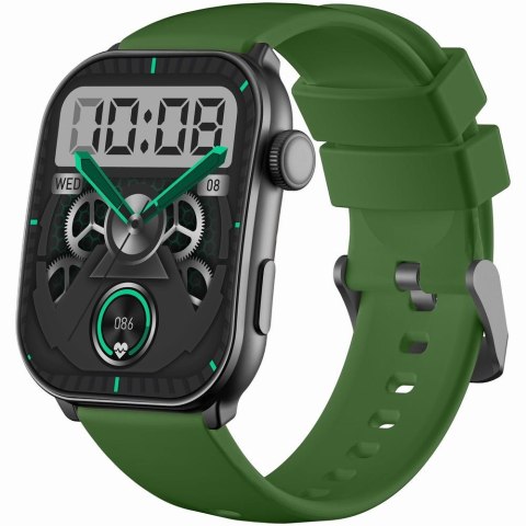 Smartwatch Męski GRAVITY GT28-4 Pasek + Bransoleta Zielono Czarny
