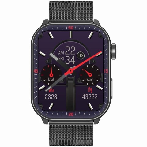 Smartwatch Męski GRAVITY GT28-4 Pasek + Bransoleta Zielono Czarny