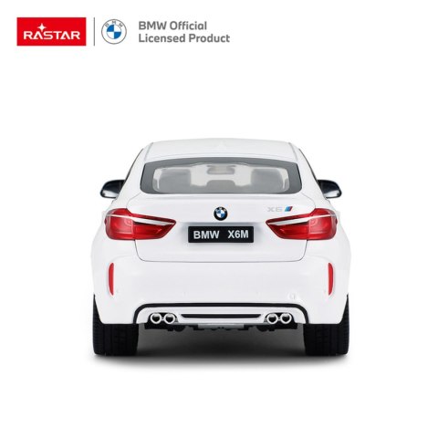 Autko Metalowe 1:24 BMW X6M Białe RASTAR