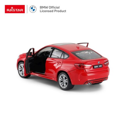 Autko Metalowe 1:24 BMW X6M Czerwone RASTAR