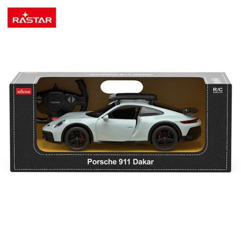 Autko R/C 1:14 Porsche 911 Dakar Miętowy RASTAR