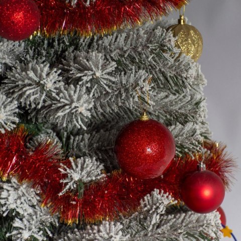 BOMBKA PLASTIKOWA BEZPIECZNA 8CM CZERWONA MICA