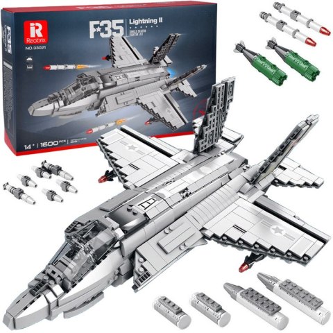 Klocki techniczne amerykański myśliwiec F-35 Lighting II 1600ele ZA5799