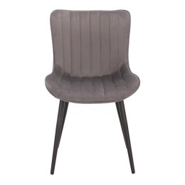 Krzesło Roxino VIC szare pasy pionowe