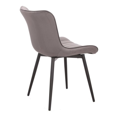 Krzesło Roxino VIC szare pasy pionowe