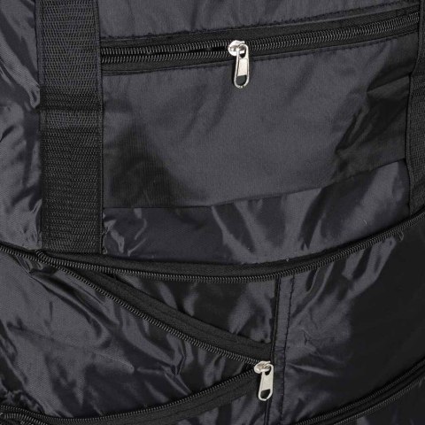 Torba podróżna na kółkach składana turystyczna pojemna 3 rozmiary czarna