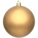 BOMBKA DEKORACYJNA PLASTIKOWA BEZPIECZNA 12SZT 60MM ZŁOTY
