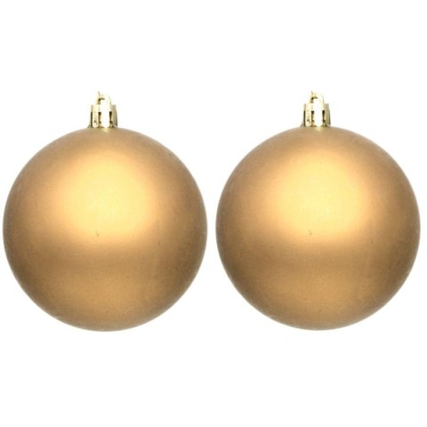 BOMBKA DEKORACYJNA PLASTIKOWA BEZPIECZNA 12SZT 60MM ZŁOTY