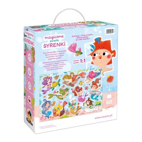 CzuCzu Magiczne puzzle Syrenki 4+