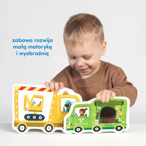 CzuCzu Pierwsze puzzle Pojazdy 2+