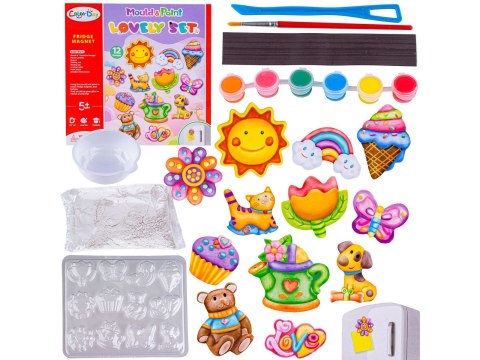 Kreatywny Zestaw Stwórz Magnes, Odlew DIY SŁODKI ZESTAW 12 Elementów Zrób To Sam Przecena 1