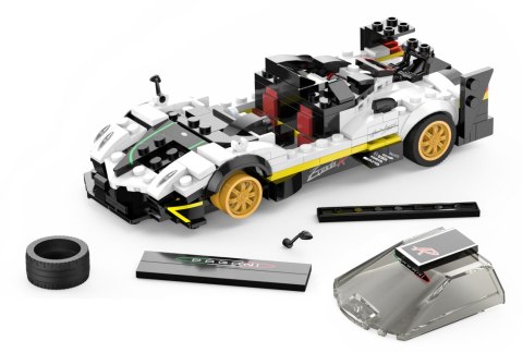 Autko 1:28 Pagani Zonda R Klocki Biały RASTAR