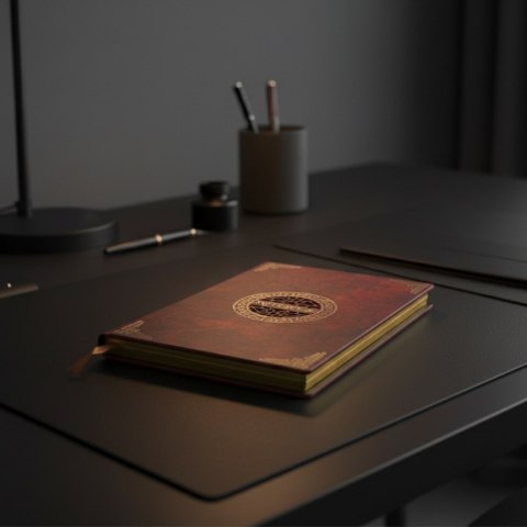 Elegancki Notes A5 Drewniana Okładka - EE1