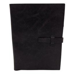 Elegancki Notes Skórzany A5 Vintage Retro z Zamknięciem - Pamiętnik Dziennik - EE4