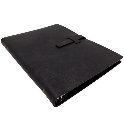 Elegancki Notes Skórzany A5 Vintage Retro z Zamknięciem - Pamiętnik Dziennik - EE4