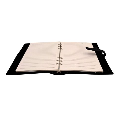 Elegancki Notes Skórzany A5 Vintage Retro z Zamknięciem - Pamiętnik Dziennik - EE4