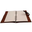 Elegancki Notes Skórzany A6 Retro Vintage z Zamknięciem - Pamiętnik - EE3