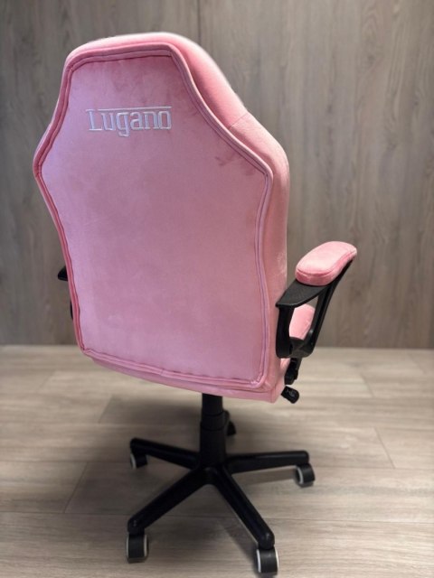 Fotel obrotowy do biurka MARIO ALCANTARA CARO PINK