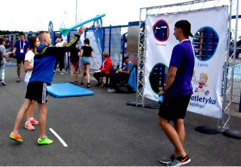 Oszczep piankowy dla dzieci do rzutów - Legend Sport