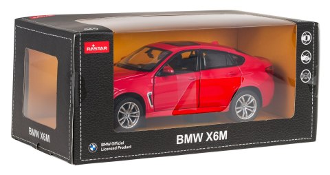 Autko Metalowe 1:24 BMW X6M Czerwone RASTAR