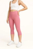 Legginsy 3/4 z Wysokim Stanem - Rose Bloom