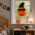 FIGURKA DEKORACYJNA DYNIA 35CM HALLOWEEN POMARAŃCZOWY PASEK