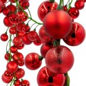 GAŁĄZKA GIRLANDA Z OWOCÓW CZERWONEJ JARZĘBINY 180CM MICA