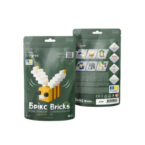 Klocki konstrukcyjne Bricks - Pszczoła - 85 el.