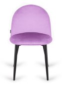 Krzesło tapicerowane GLORIA VIOLET VELVET OUTLET