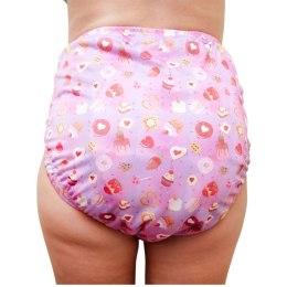 Pielucha wielorazowa dla dorosłych z wkładem - SŁODYCZE