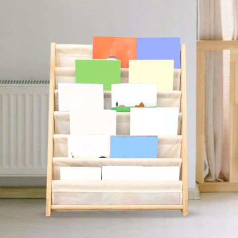 Regał na książki dla dzieci Stojak Półka Szafka Organizer Biblioteczka