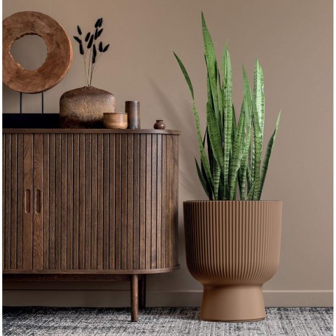 DONICZKA DO KWIATÓW MILLY NA NODZE ŚR 30CM ZIELONA PINA