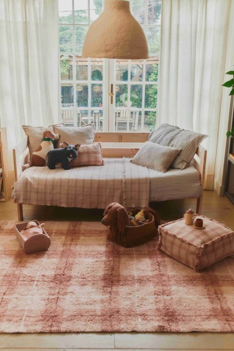 Dywanik Tartan - Rose 90×120 cm, Lorena Canals