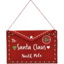 KOPERTA ŚWIĄTECZNA LIST DO ŚWIĘTEGO MIKOŁAJA FILCOWA 38x30CM SANTA CLAUS