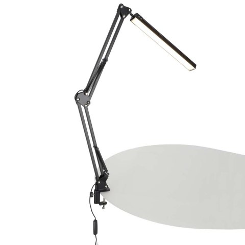 Lampka na biurko biurkowa LED USB obrotowy wysięgnik 2 sposoby mocowania