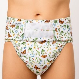 Pielucha wielorazowa dla dorosłych z wkładem - W TRAWIE