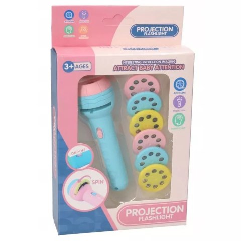 Projektor do rysowania z latarką - zestaw do malowania z obrazkami 888-7606