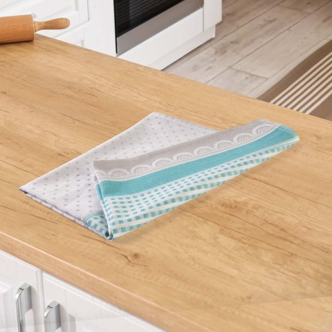 Ścierka kuchenna ZEFIREK/50x70/jasny turkus