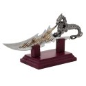 Sztylet dekoracyjny smok na podstawie 34 cm - fantasy - stal nierdzewna - SW-185