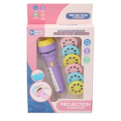 Projektor do rysowania z latarką - zestaw do malowania z obrazkami 888-7606