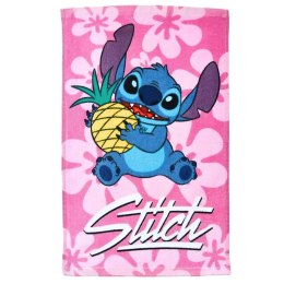 Ręcznik przedszkolny dla dziecka 30x50 Lilo i Stitch różowy