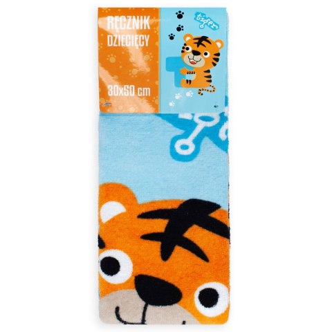 Ręcznik przedszkolny dla dziecka 30x50 Tygrysek