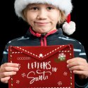 KOPERTA ŚWIĄTECZNA LIST DO ŚWIĘTEGO MIKOŁAJA FILCOWA 38x30CM LETTERS SANTA