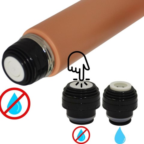 TERMOS TURYSTYCZNY 500ML EXCELLENT HOUSEWARE POMARAŃCZOWY