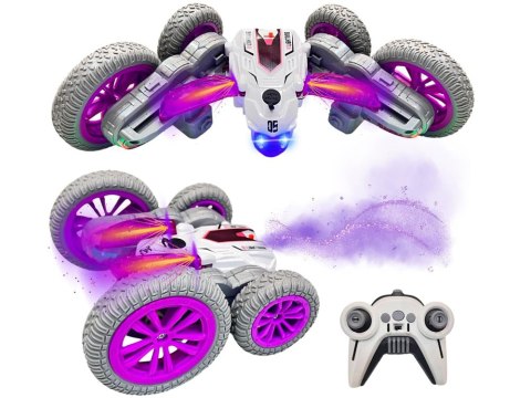 Zdalnie sterowane SUPER SZYBKIE auto STUNT - para wodna i światło RC0729