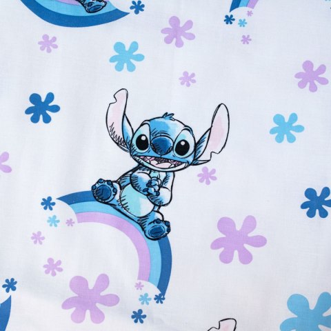 Pościel bawełna 100x135 + 40x60 Lilo i Stitch tęcza