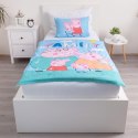 Pościel bawełna 100x135 + 40x60 Świnka Peppa rodzina