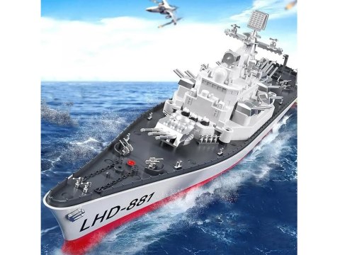 Zdalnie sterowany Ogromny statek PANCERNIK LHD-881 Skala 1:390 RC0736