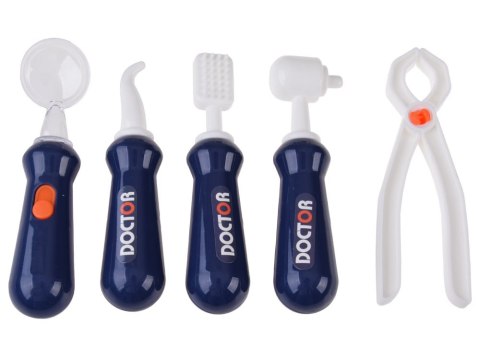 Interaktywny WÓZEK LEKARSKI Zestaw do zabawy w lekarza i dentystę ZA5874